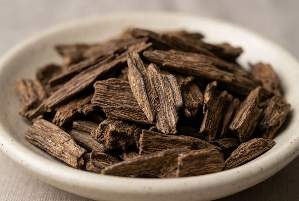 Agarwood fragments — material detail