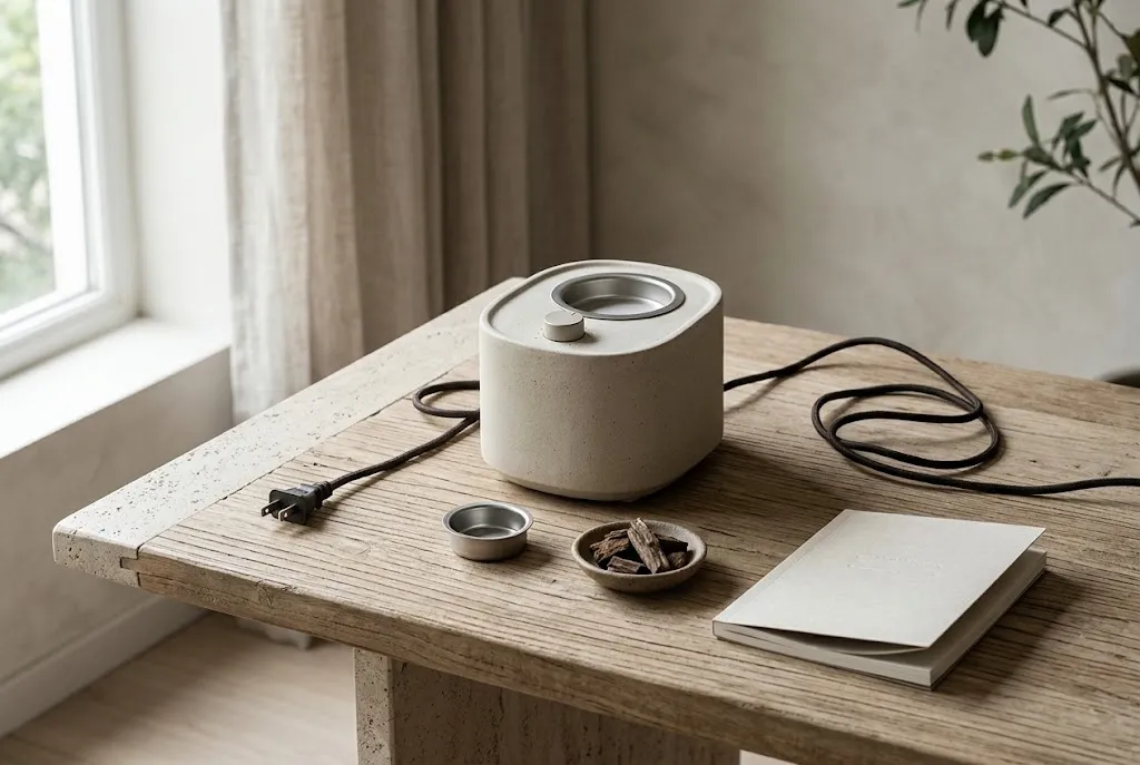 Aromatic wood heating equipment and accessories.
